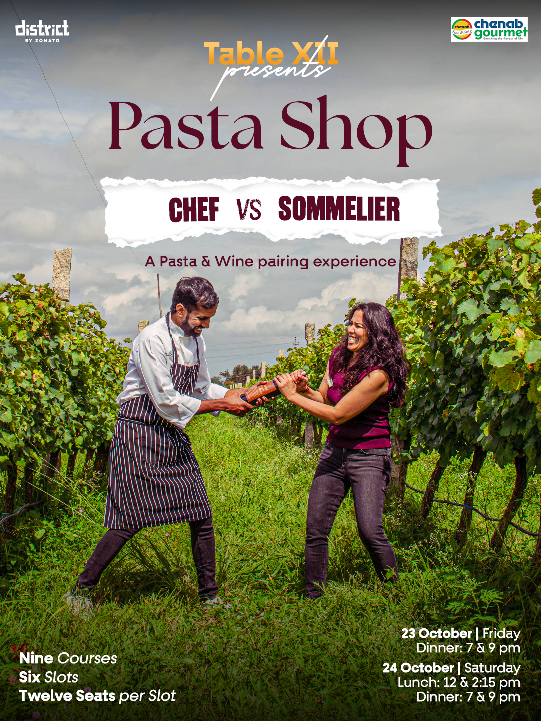 Pasta Shop: Chef vs Sommelier