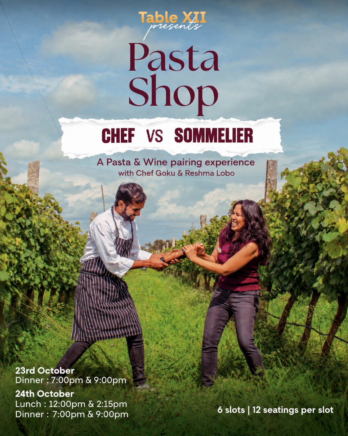 Pasta Shop: Chef vs Sommelier