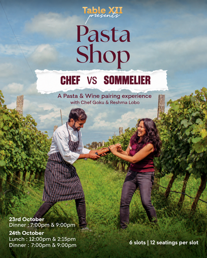 Pasta Shop: Chef vs Sommelier