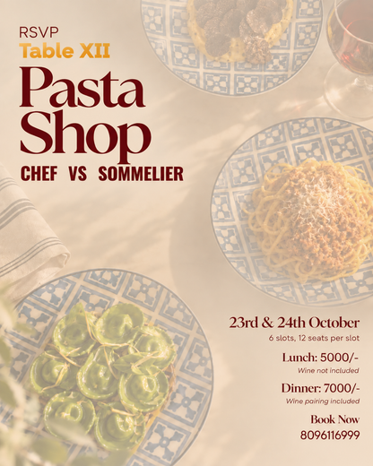 Pasta Shop: Chef vs Sommelier