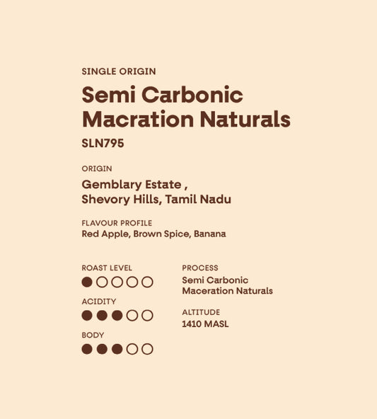 Semi carbonic macration Naturals